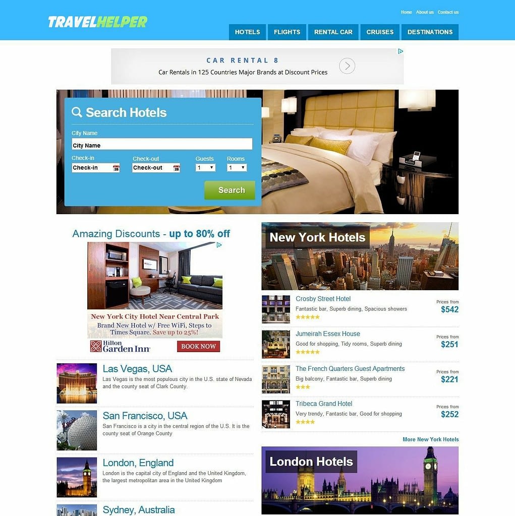 vegas hotel and flight packages